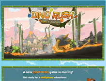 Tablet Screenshot of dinorush.com